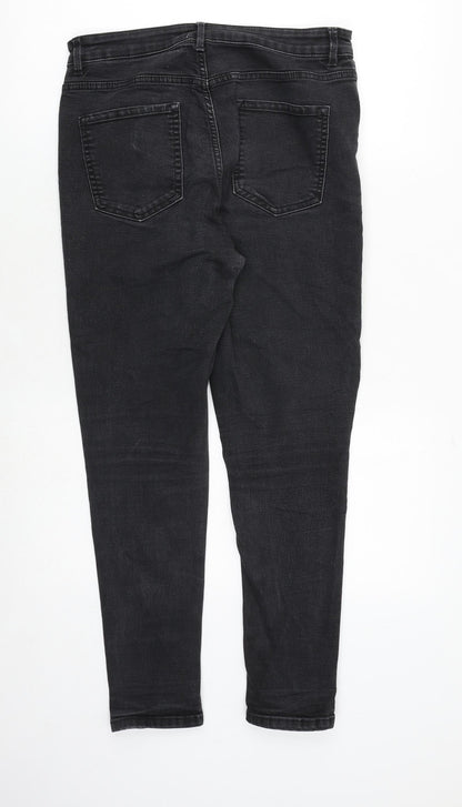 Womens UK Size 12 Marks and Spencer Regular Fit Skinny Black Jeans