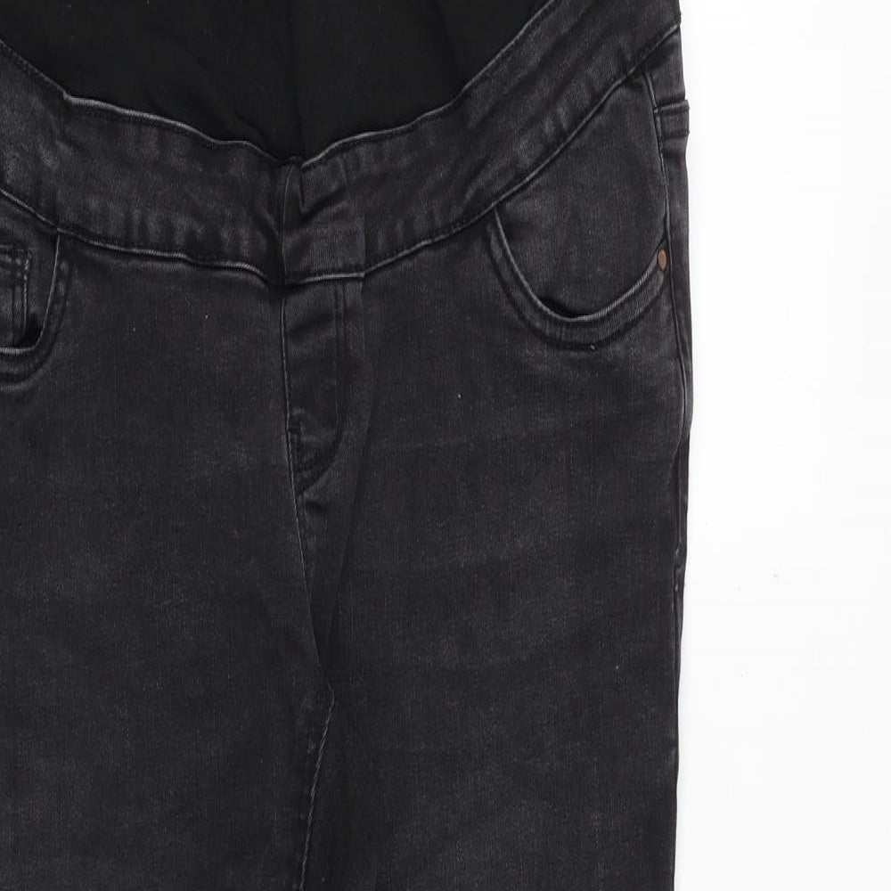 New Look Womens Grey Cotton Skinny Jeans Size 10 Regular