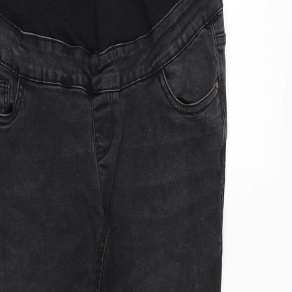 New Look Womens Grey Cotton Skinny Jeans Size 10 Regular