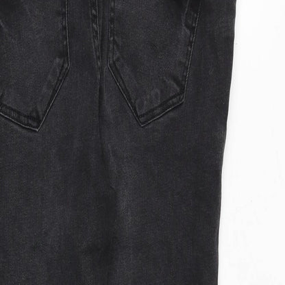 New Look Womens Grey Cotton Skinny Jeans Size 10 Regular