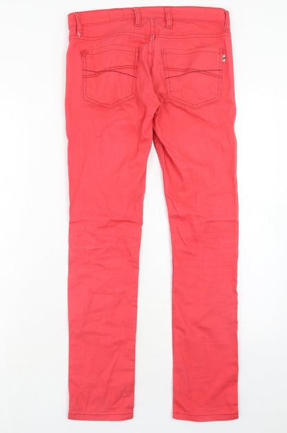Womens UK Size 28 in Johnnie B Regular Fit Skinny Red Jeans