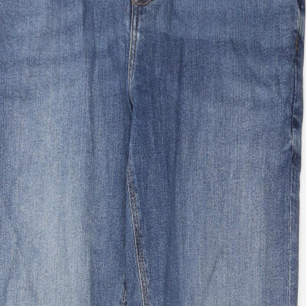 ASOS Womens Blue Cotton Skinny Jeans Size 34 in L32 in Regular Zip