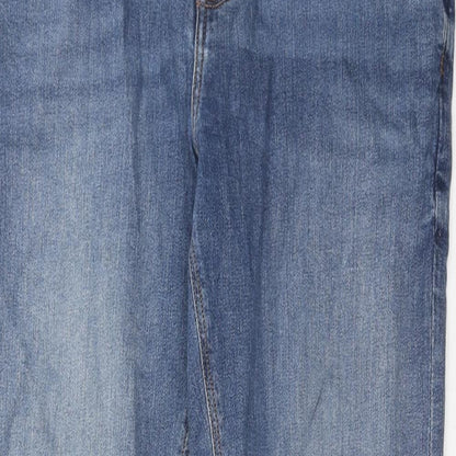 ASOS Womens Blue Cotton Skinny Jeans Size 34 in L32 in Regular Zip