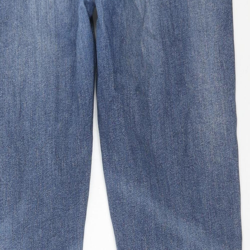 ASOS Womens Blue Cotton Skinny Jeans Size 34 in L32 in Regular Zip