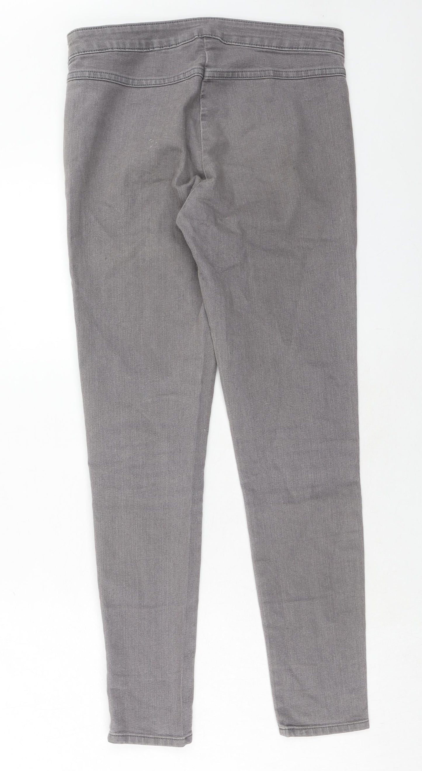 Womens UK Size 12 H&M Regular Fit Skinny Grey Jeans