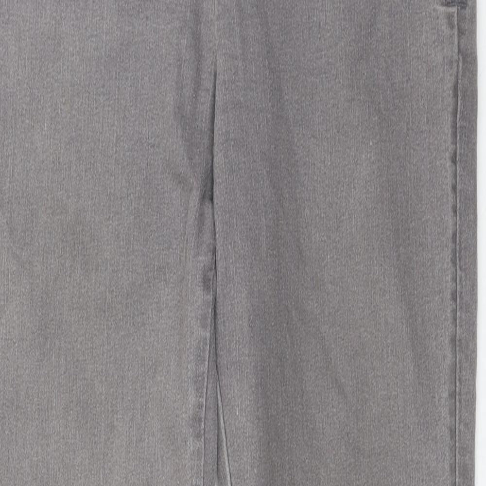 Womens UK Size 12 H&M Regular Fit Skinny Grey Jeans
