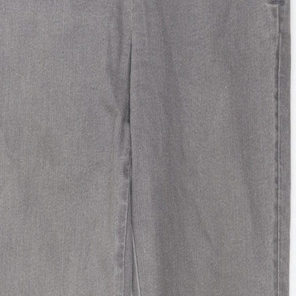 Womens UK Size 12 H&M Regular Fit Skinny Grey Jeans