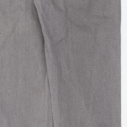 Womens UK Size 12 H&M Regular Fit Skinny Grey Jeans