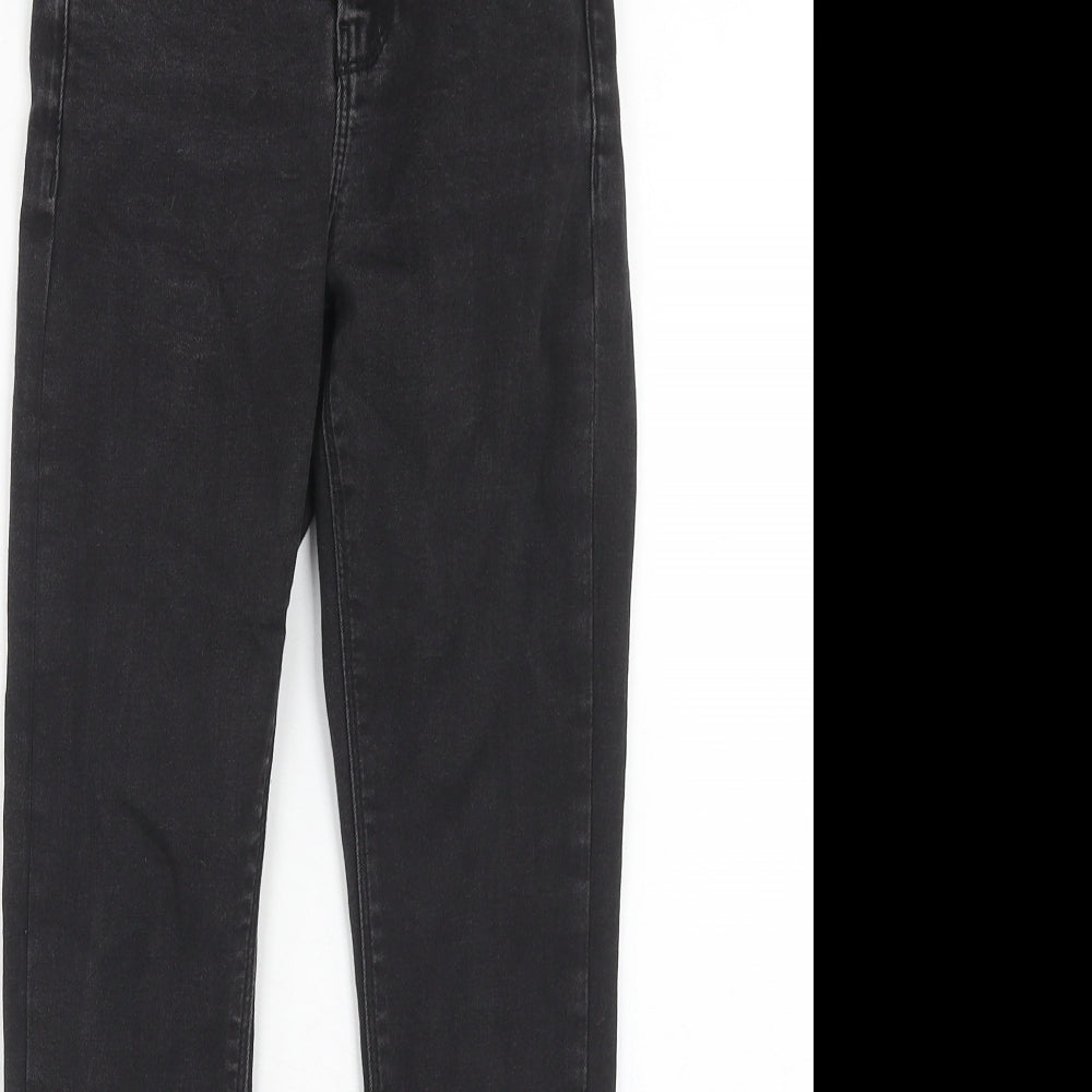 ASOS Womens Black Cotton Skinny Jeans Size 23 in L28 in Regular Zip