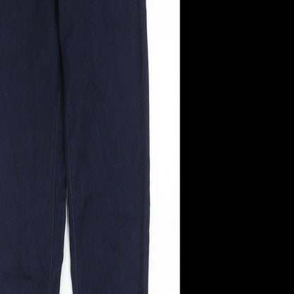 Oasis Womens Blue Cotton Skinny Jeans Size 8 Regular Zip