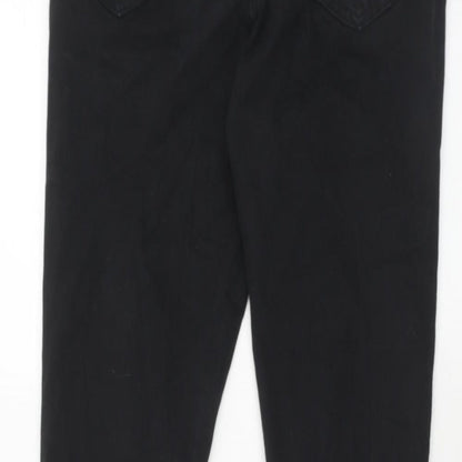 Hera Mens Black Cotton Skinny Jeans Size 30 in Regular Zip