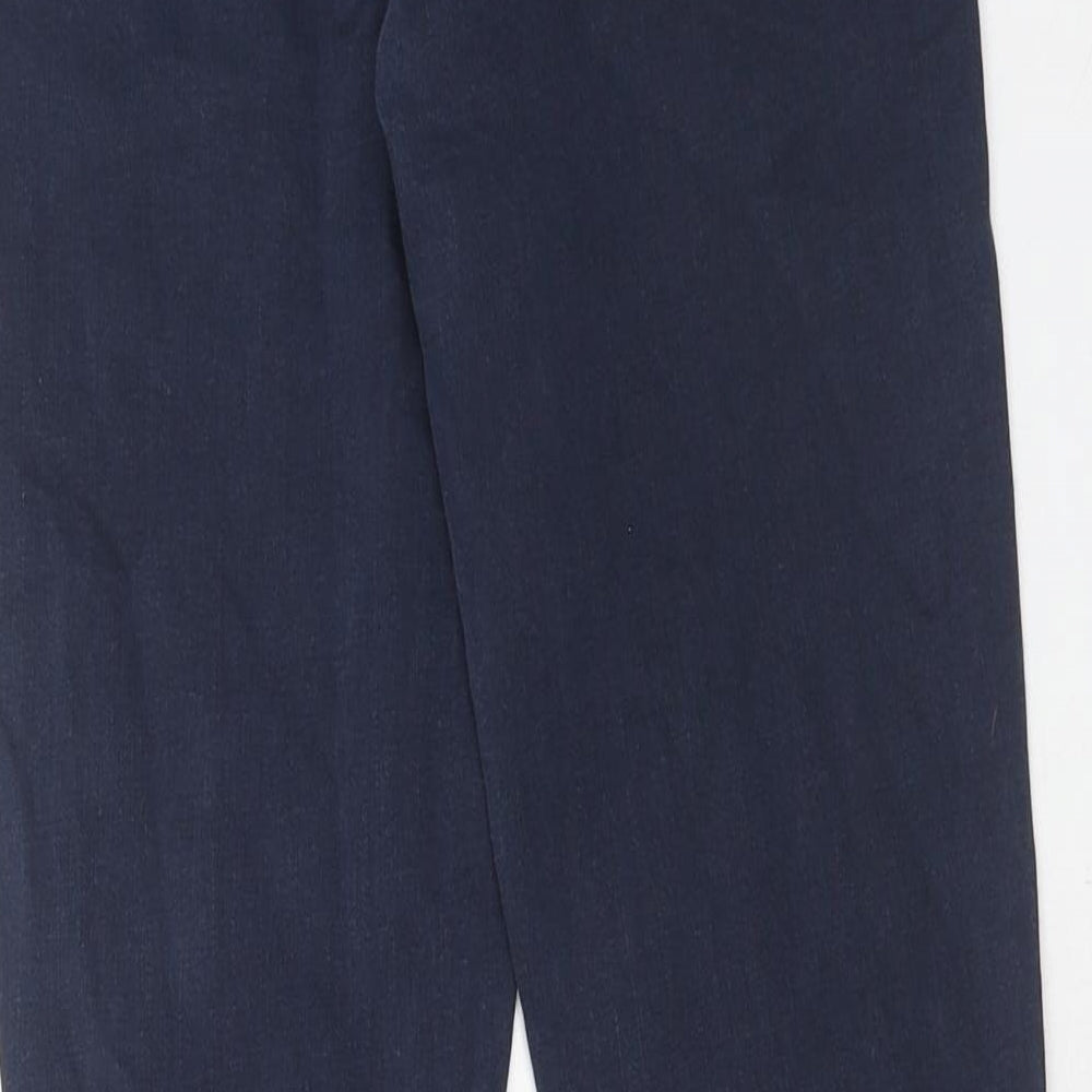 Topshop Womens Blue Cotton Skinny Jeans Size 24 in L32 in Regular Zip
