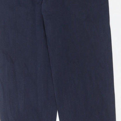 Topshop Womens Blue Cotton Skinny Jeans Size 24 in L32 in Regular Zip