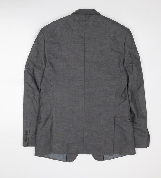 Mens UK Size 42 Marks and Spencer Regular Grey Suit Jacket