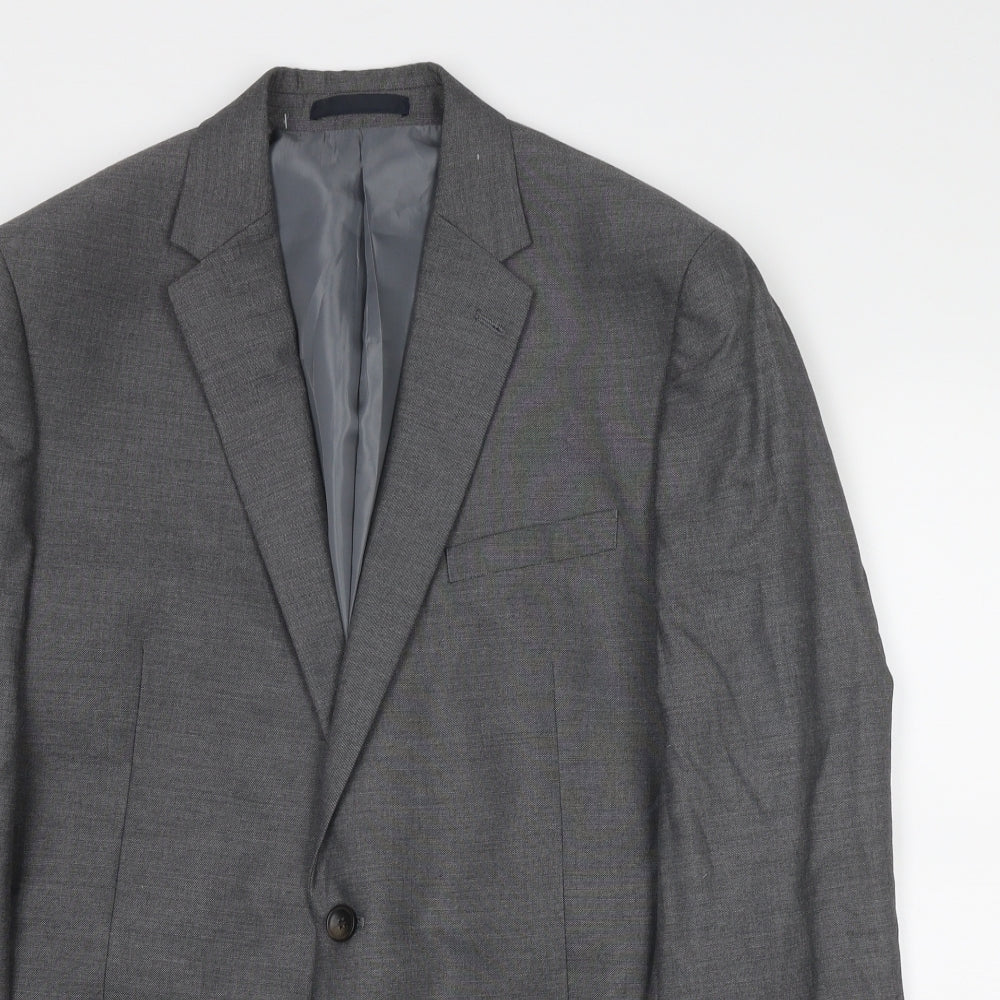Mens UK Size 42 Marks and Spencer Regular Grey Suit Jacket