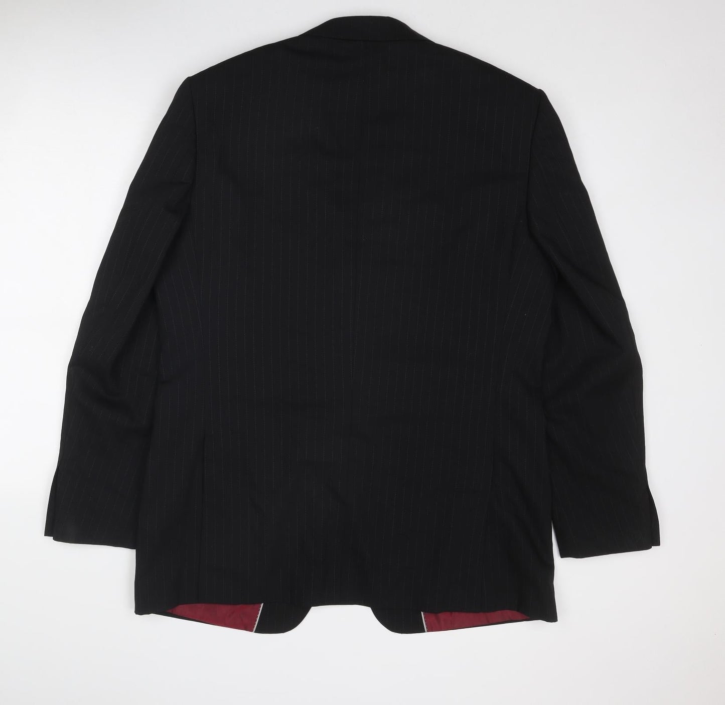 Mens UK Size 44 Greenwoods Elite Regular Black Suit Jacket