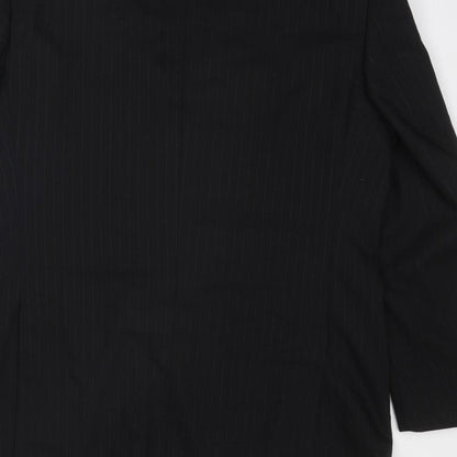 Mens UK Size 44 Greenwoods Elite Regular Black Suit Jacket