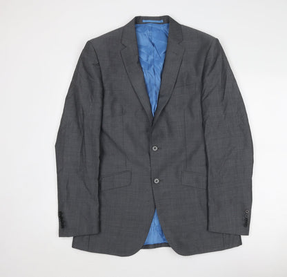 Mens UK Size 38 Marks and Spencer Regular Grey Suit Jacket