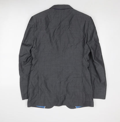 Mens UK Size 38 Marks and Spencer Regular Grey Suit Jacket