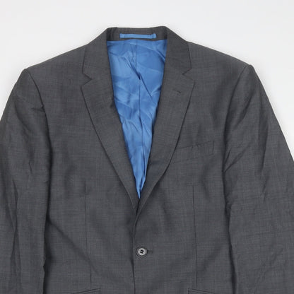Mens UK Size 38 Marks and Spencer Regular Grey Suit Jacket