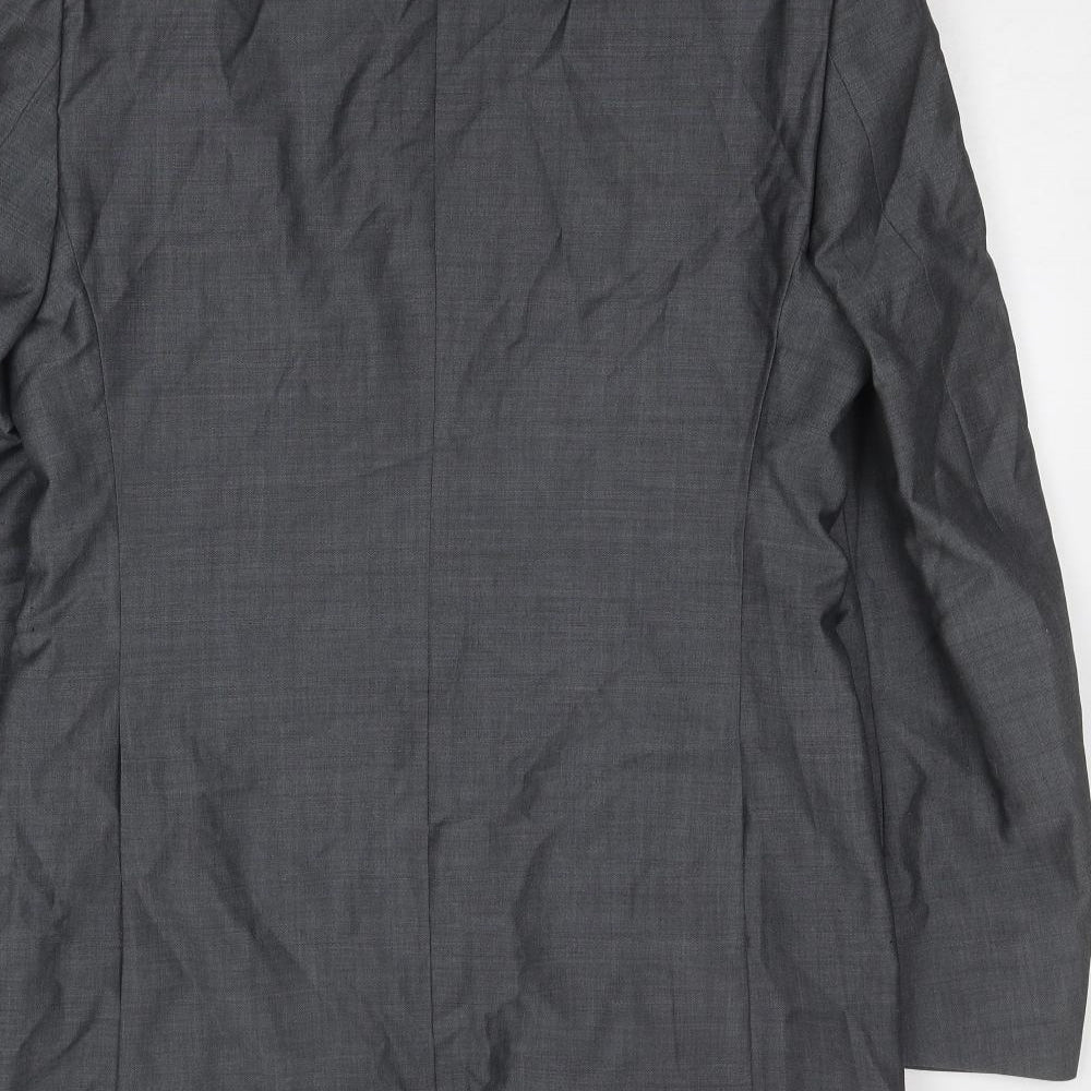 Mens UK Size 38 Marks and Spencer Regular Grey Suit Jacket