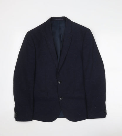 Mens UK Size 38 Marks and Spencer Regular Blue Suit Jacket