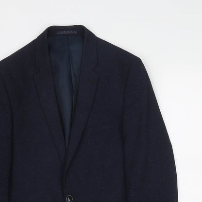 Mens UK Size 38 Marks and Spencer Regular Blue Suit Jacket