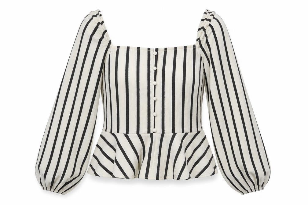Womens UK Size L H&M White Basic Blouse