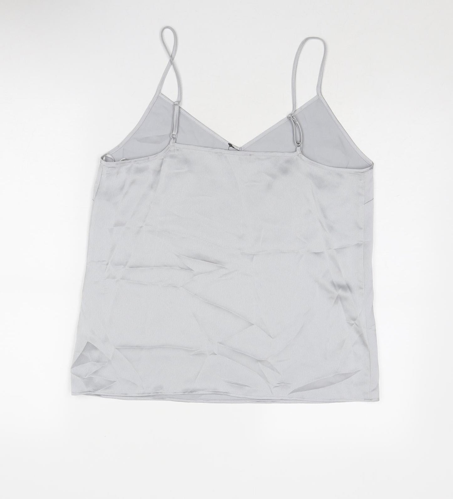 Womens UK Size 12 Marks and Spencer Grey Camisole Tank