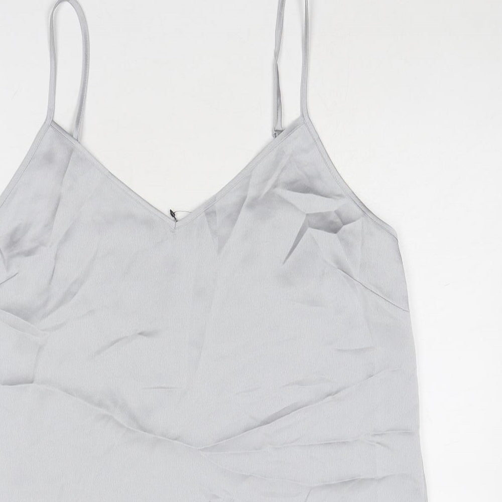 Womens UK Size 12 Marks and Spencer Grey Camisole Tank