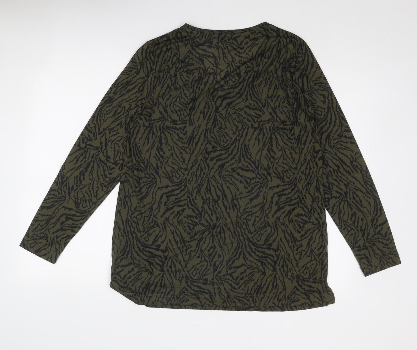 Womens UK Size 12 Marks and Spencer Green Basic Blouse