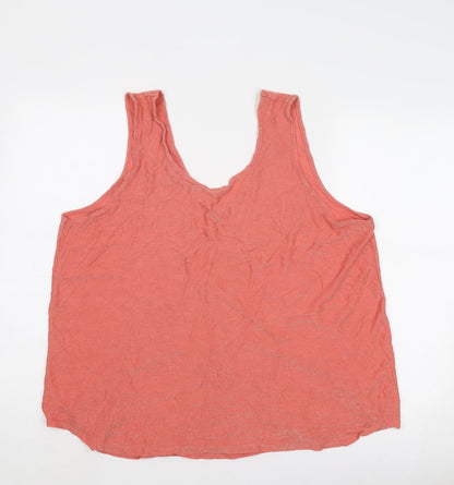 Womens UK Size 22 NEXT Red Basic Tank