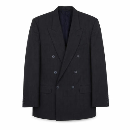 Time & Co Mens Grey Polyester Jacket Suit Jacket Size 42 Regular