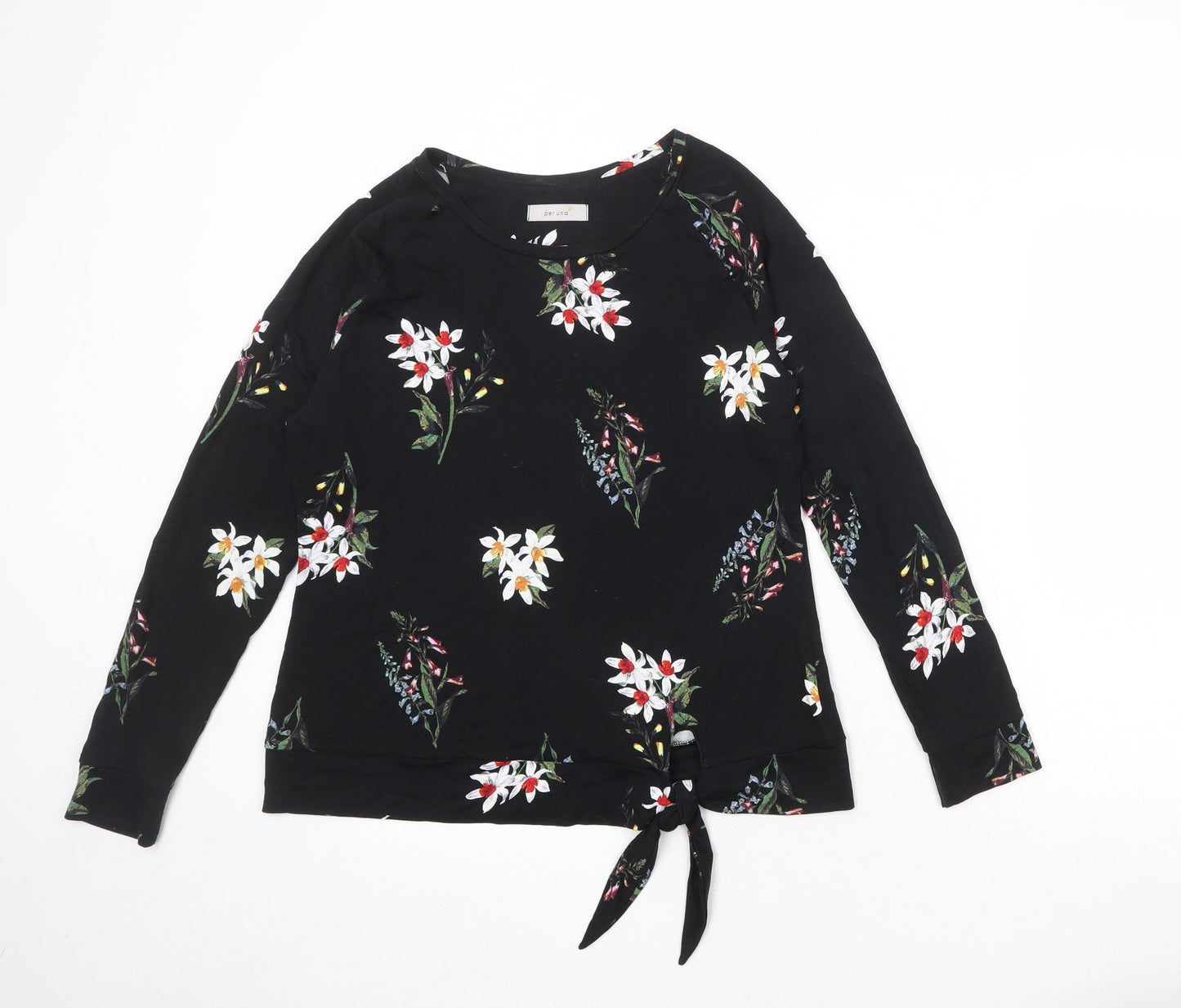 Womens UK Size 12 Per Una Black Basic Blouse