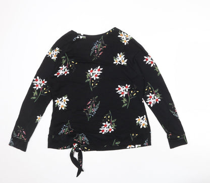 Womens UK Size 12 Per Una Black Basic Blouse