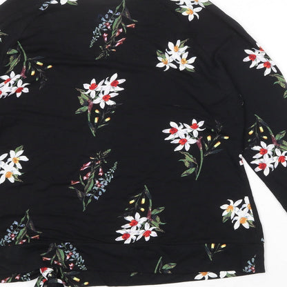 Womens UK Size 12 Per Una Black Basic Blouse