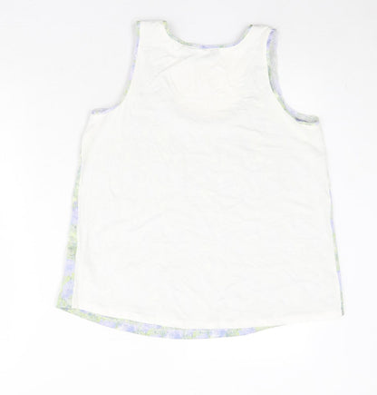 Womens UK Size 8 Marks and Spencer Multicoloured Basic Tank