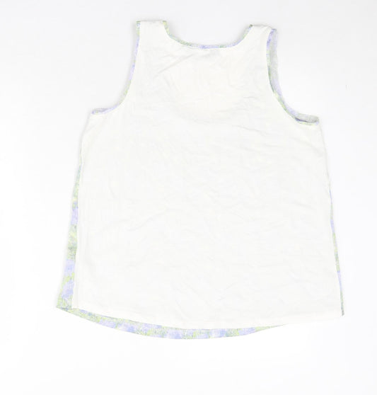 Womens UK Size 8 Marks and Spencer Multicoloured Basic Tank