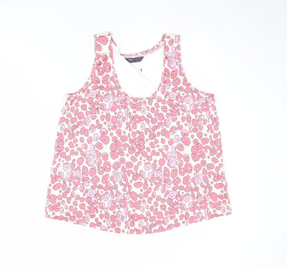 Womens UK Size 10 Marks and Spencer Pink Basic Tank