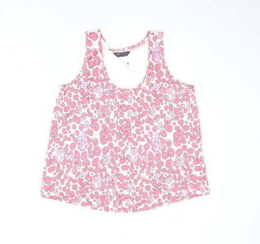 Womens UK Size 10 Marks and Spencer Pink Basic Tank