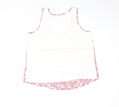 Womens UK Size 10 Marks and Spencer Pink Basic Tank