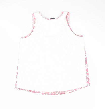 Womens UK Size 8 Marks and Spencer Pink Basic Tank