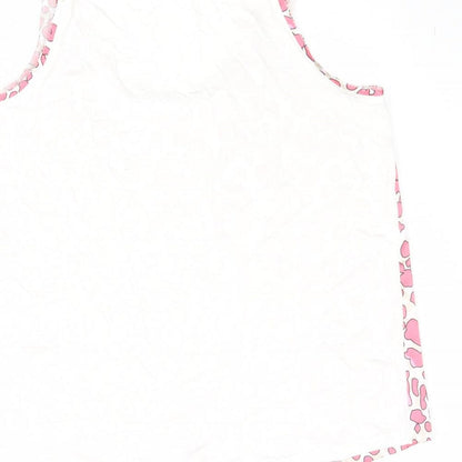 Womens UK Size 8 Marks and Spencer Pink Basic Tank