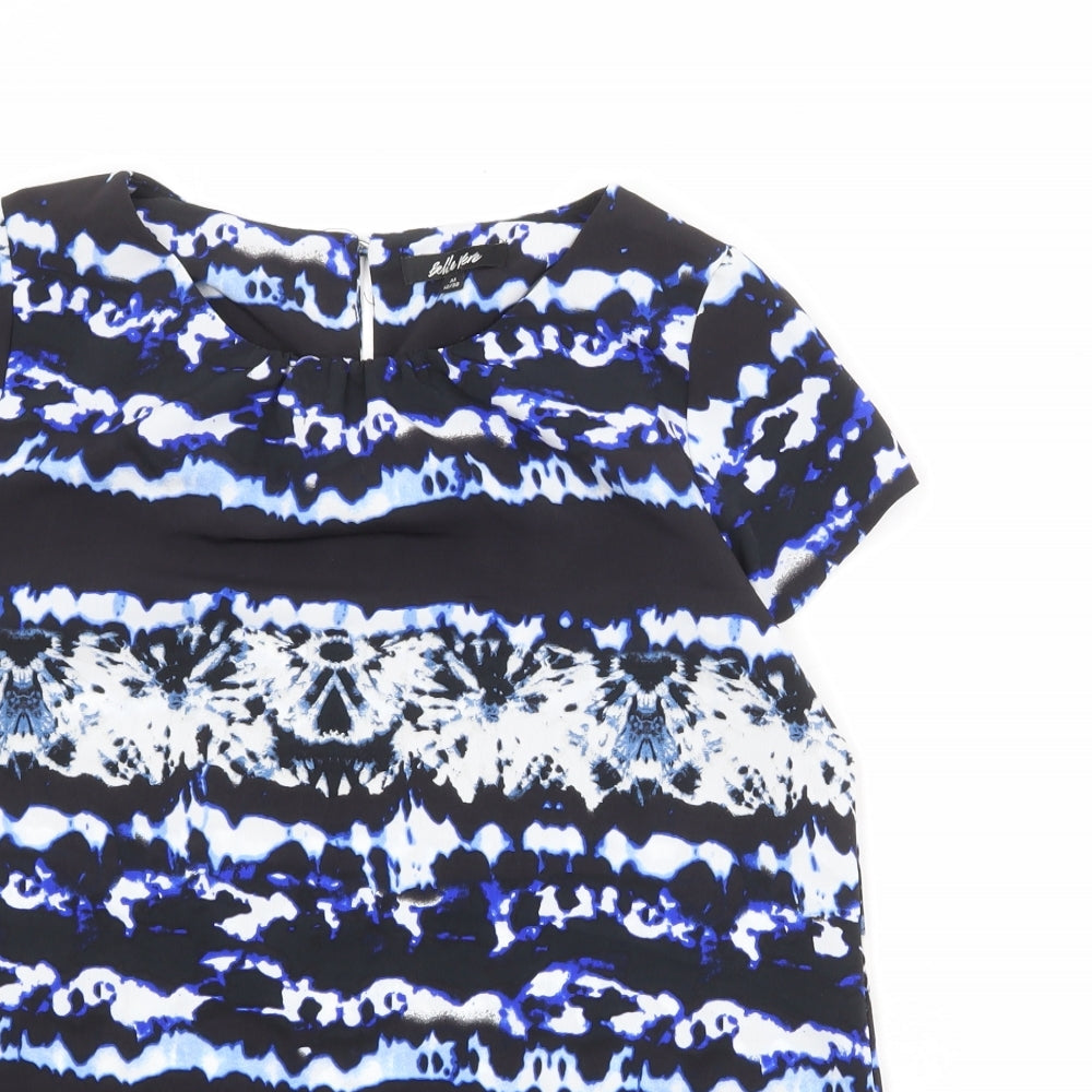 Womens UK Size M Belle Vere Multicoloured Basic Blouse