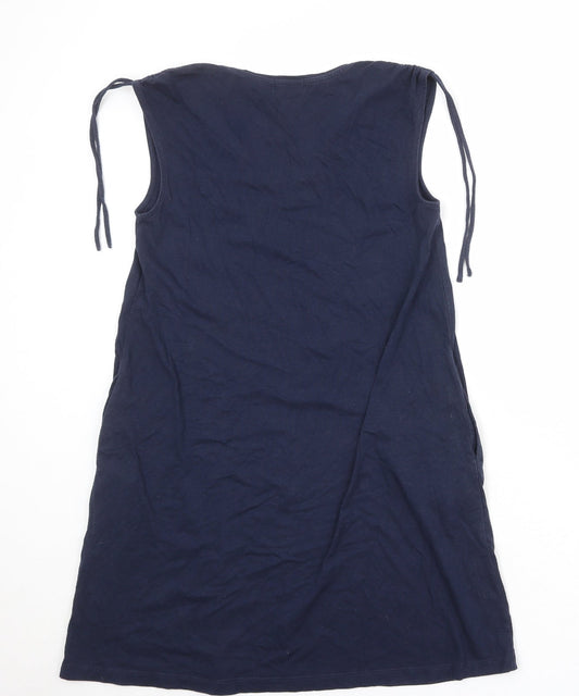 Gap Womens Blue Cotton A-Line Size XS V-Neck Pullover