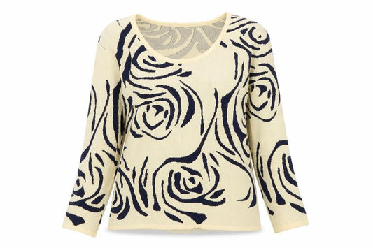 Womens UK Size S Joella Di Marco Beige Pullover Jumper