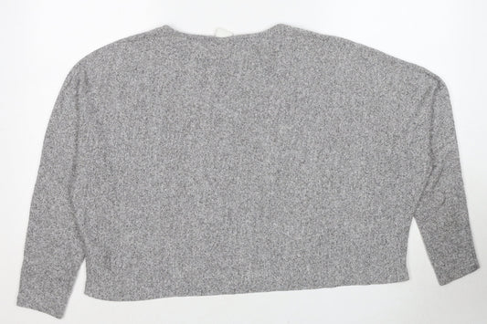 Womens UK Size L H&M Grey Pullover Jumper