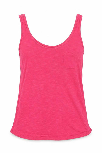 Womens UK Size 8 NEXT Pink Basic Tank