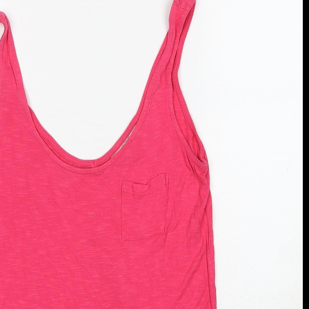Womens UK Size 8 NEXT Pink Basic Tank