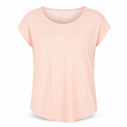 Womens UK Size S Lands' End Pink Basic T-Shirt